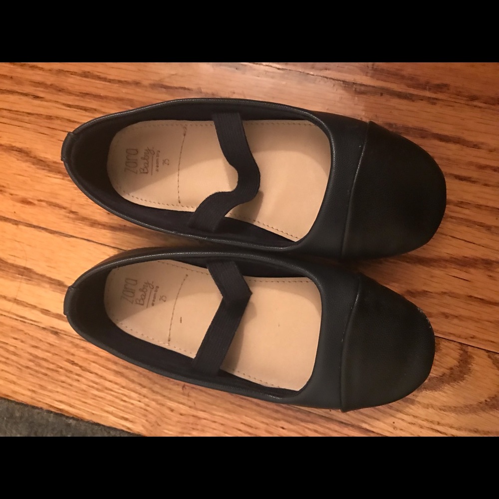 Baby girl ballet flats (leather)